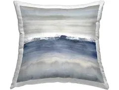 Stupell Industries Abstract Blue Grey Gradient Printed Throw Pillow Design by Rachel Springer