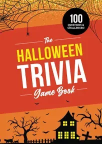 The Halloween Trivia Game Book: 100 Questions about the Holiday's History, Movies, and Pop Culture by Zimmers, Jenine (Paperback)