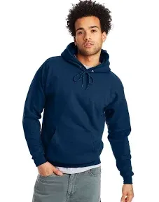 Hanes 7.8 oz. 50/50 Pullover Hood (P170) Safety Orange, S