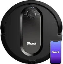 Restored Shark EZ Robot Vacuum with Row-by-Row Cleaning, Powerful Suction, Perfect for Pet Hair, Wi-Fi, Carpets & Hard Floors (RV990) (Refurbished)