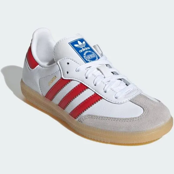 adidas Kids' Samba OG Shoes Cloud White