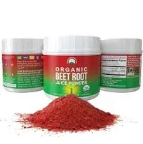 Organic Beet Root Powder - Ultra High Purity Super Food Beets Juice Powder. 100%