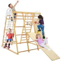 Costway 8-in-1 Jungle Gym Playset