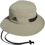 Adidas Men's Victory 4 Bucket Hat, Feather Grey/Black / L/XL