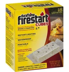 Duraflame Firestart Cubes Firelighters 18 Pack