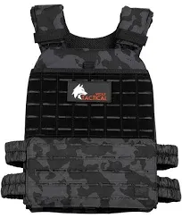 WOLF TACTICAL Adjustable Weighted Vest – WODs, Strength and Endurance Trai