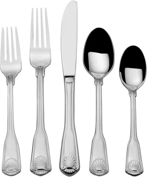 TOWLE London Shell Flatware Set