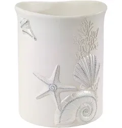 Avanti Sequin Shells Wastebasket