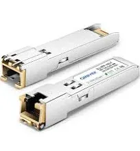 10G SFP+ to RJ45 Transceiver, 10GBase-T Copper SFP+ Module for Cisco SFP-10G-T-S, Ubiquiti UniFi UF-RJ45-10G, MikroTik S+RJ10, Netgear AXM765, Fortinet, Cat.6a/7, up to 30m (98.4ft),1 Pack