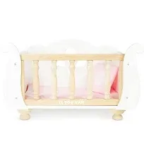 Le Toy Van Sleigh Doll Cot & Crib