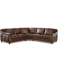 Hydeline Belfast Leather Sectional Collection