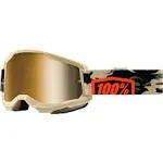 100 Percent Strata 2 Goggles Gold Lens Kombat