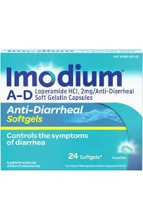 Imodium A-D Anti-Diarrheal Softgels