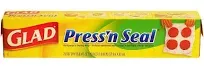 Glad Press'n Seal Food Plastic Wrap, 70 Square Foot Roll, 12/Carton