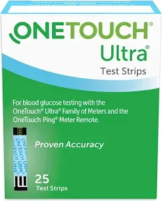 100 One Touch ULTRA TEST STRIPS Exp10/30/2024 Sale 44 Dings