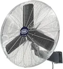 Global Industrial 607051 Global Industrial&#153; 30" Oscillating Wall Mount Fan, 3 Speed, 8775 CFM, 1/3 HP, 1 Phase