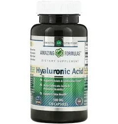 Amazing Formulas Hyaluronic Acid 100 mg - 120 Capsules