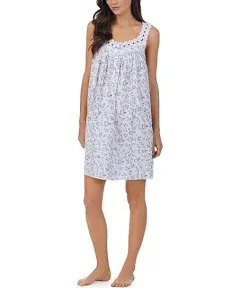 Eileen West Women's Short Sleeveless Nightgown