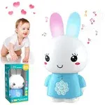 Alilo Bunny Kids Audio Player for Music Stories Learning, Screenfree Educational Toys Develop Imagination, Rechargeable