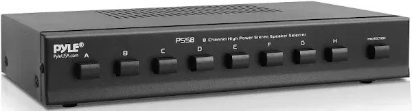 Pyle 8 Channel High Power Stereo Speaker Selector PSS8