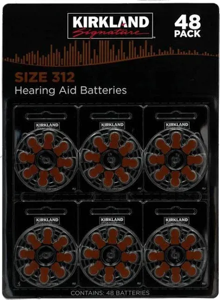 Kirkland Signature Hearing Aid Batteries