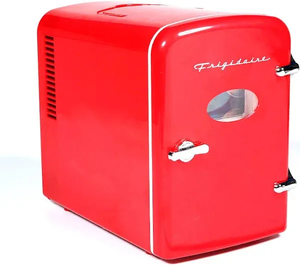 New Frigidaire Retro 9-Can Portable Mini Fridge EFMIS197-RED