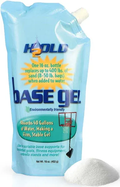 H2Old BaseGel Basketball Goal Portable Bases