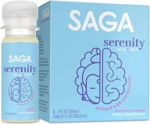 Saga Serenity Organic Relaxation Shots