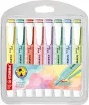 Stabilo Swing Cool Highlighter - Pastel - 8 Color Set