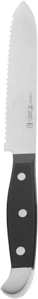 Henckel Statement Razor-Sharp 5-inch Serrated Utility Knife Tomato Knife Black