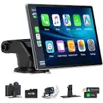 HOTPEAK Wireless Carplay Android Auto 4K Dash Cam