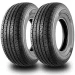 Travelstar Ecopath St ST205/75R14 8 Ply 105M Load D Radial Trailer Tire - St 205/75/14,Set of 2(Tire Only)