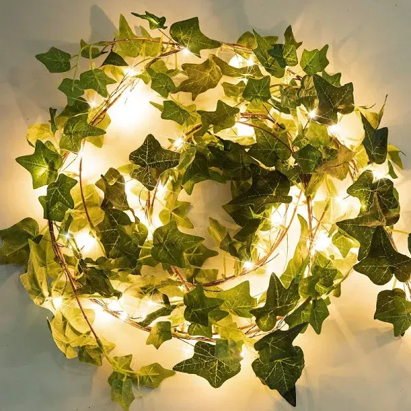 Minetom 2 Pack 6 ft. Ivy String Lights