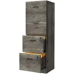 Dwvo 4-Drawer File Cabinet with Lock