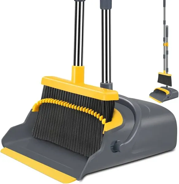 kelamayi Broom and Dustpan Set for Home, Office Broom and Dustpan