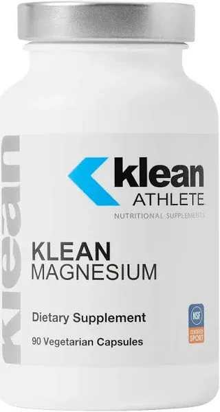 Klean Athlete Klean Magnesium Glycinate 90 Vegetarian Capsules Exp: 09/2024