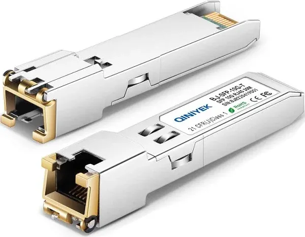 QINIYEK SFP+ to RJ45 Transceiver 10Gbase-T SFP+ Copper Module