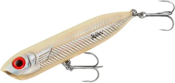 "Heddon Chug'n Spook Jr. Topwater Bait - Bone/Orange Belly, 1oz, 4-7/8in"