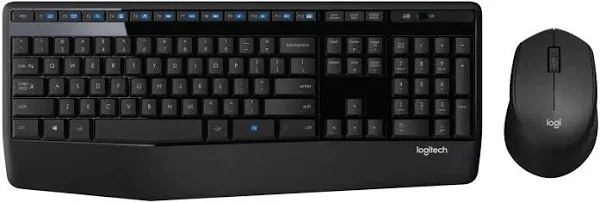 New Logitech Comfort MK345 Wireless Optical Keyboard and Mouse Combo Black