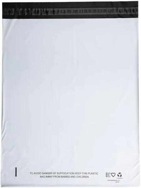 USPACKSMART White Plastic Poly Mailers 9&#034;x12&#034; | Shipping Bags for Clothing, B...