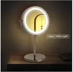 Benbilry Lighted Makeup Mirror - LED Double Sided 1x/10x Magnification Cosmetic