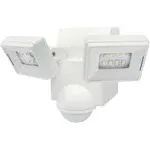 IQ America 700 Lumen Battery Operated LED Motion Security Flood Light w L-Bracket Mount