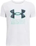 Under Armour Boys' Tech Hybrid Printed Fill Short-Sleeve T-Shirt