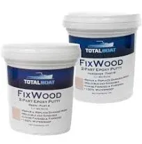 TotalBoat FixWood Epoxy Putty 2-Quart Kit