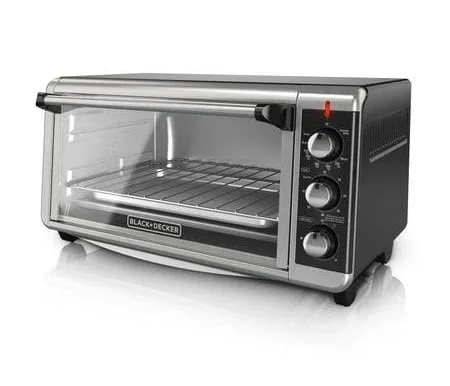 BLACK DECKER Extra Wide 8-Slice Toaster Oven