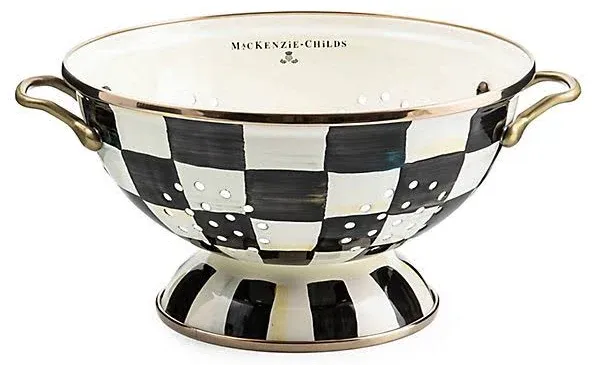 MacKenzie-Childs Courtly Check Small Colander