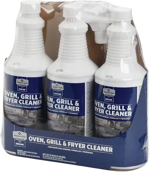 Member's Mark Commerical Oven, Grill and Fryer Cleaner 32 oz. 3 pk.