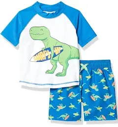 Simple Joys by Carter's Baby Boys' 2-Piece Swimsuit Trunk and Rashguard Set