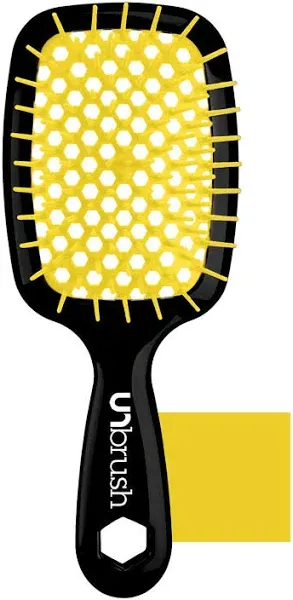 FHI Heat Unbrush Wet & Dry Vented Detangling Hair Brush, Light Blue/Grey