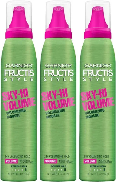 Fructis Style Extreme Hold 24h Volumizing Mousse (6.4 oz)